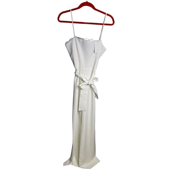 Karina Grimaldi Francesca Jumpsuit Ice Womens Size Large - Picture 4 of 12